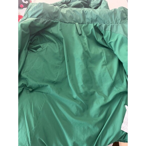 Lululemon Puffer Jacket Womens 4 Green Goose Down Hooded Winter Coat Short EUC - Picture 6 of 11
